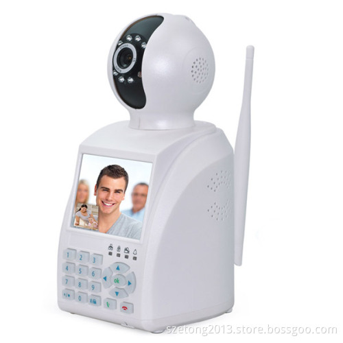 Night Vision Wireless IP Camera. Baby Monitor with LED Screen